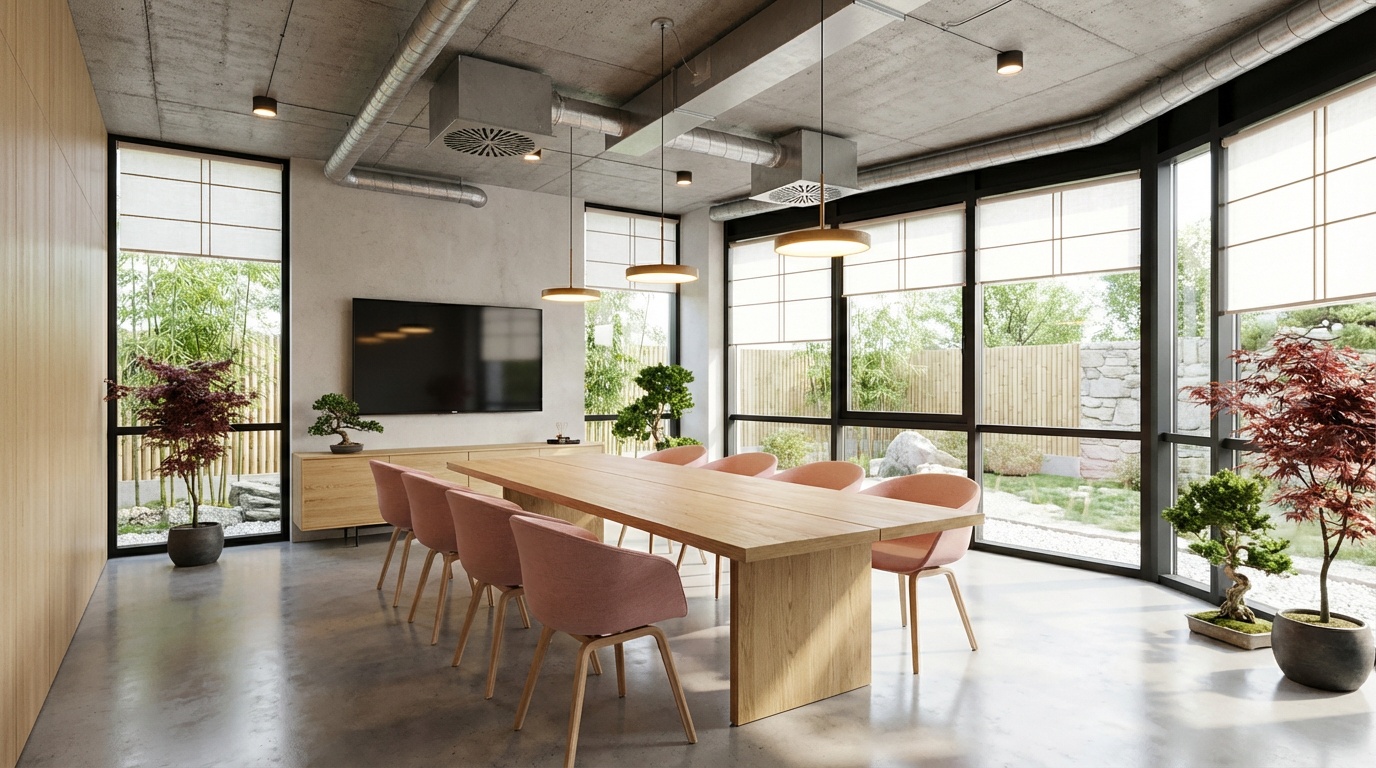 モダンな会議室の様子